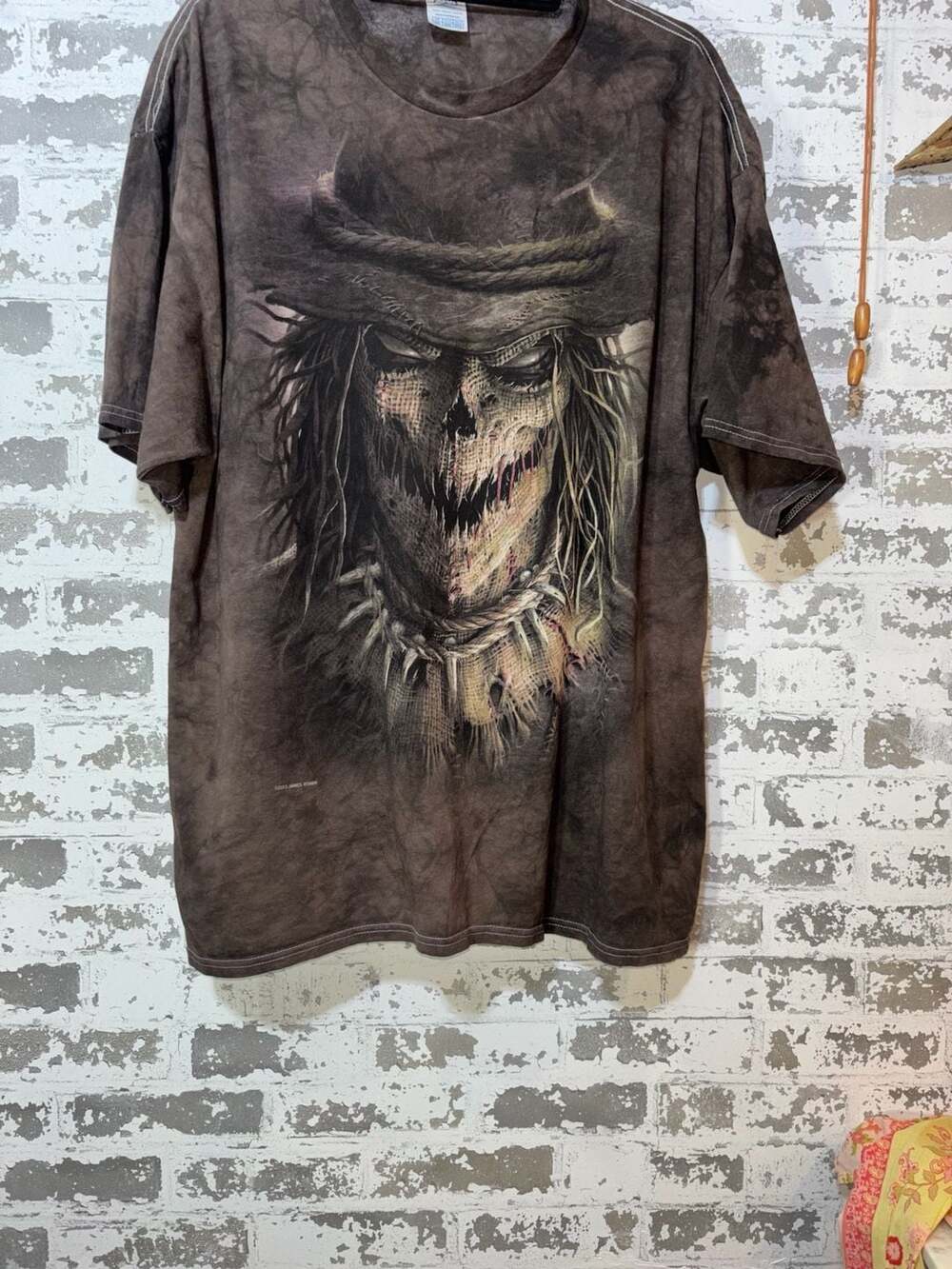 NWOT James Ryman ‘13 Scarecrow Horror Tie Dye T-Shirt 2XL Halloween.